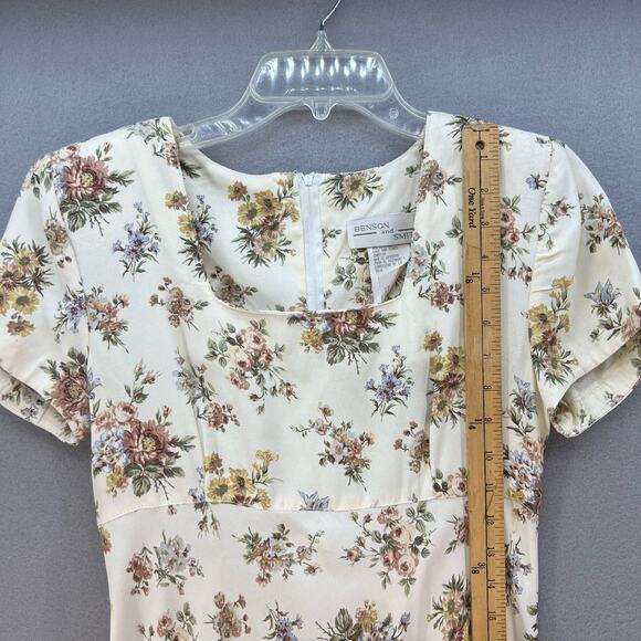 Vintage Benson and Smith Women's Dress Size 7/8 Cottagecore Floral Vintage Femme - Picture 3 of 14